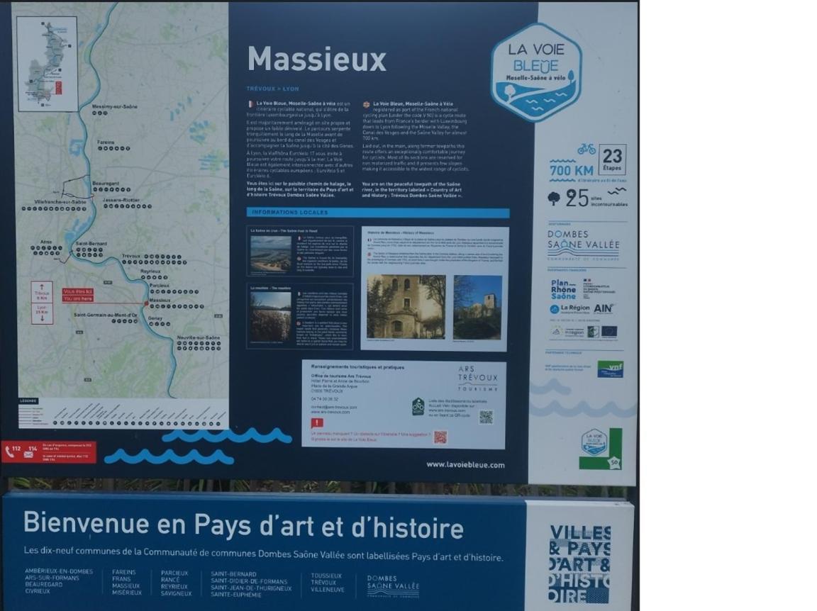 Hotel Havre De Paix Bord De Saone Avec Jacuzzi Massieux Exteriér fotografie